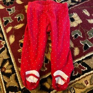 6-9M Red Polka Dot Baby Pants